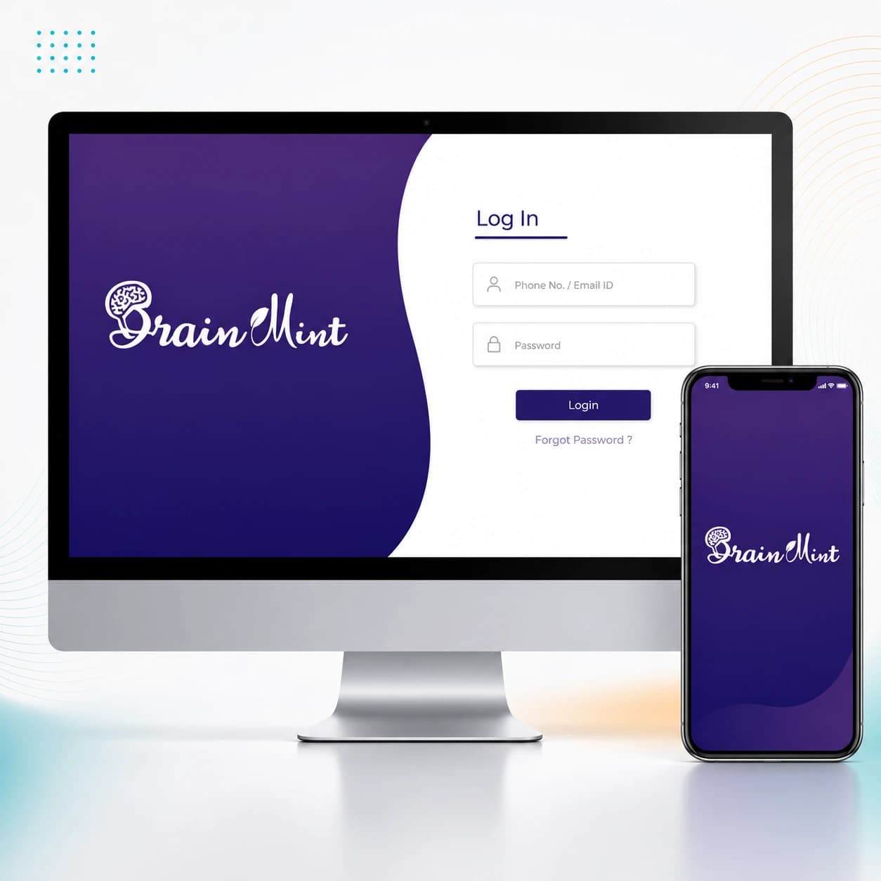 One identity, web and mobile. — Brainmint app screen